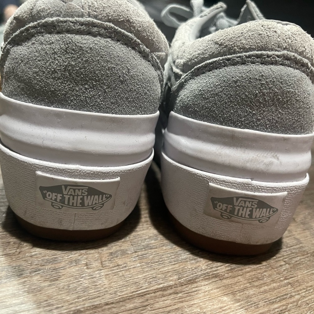 Gray Platform Vans - image 4